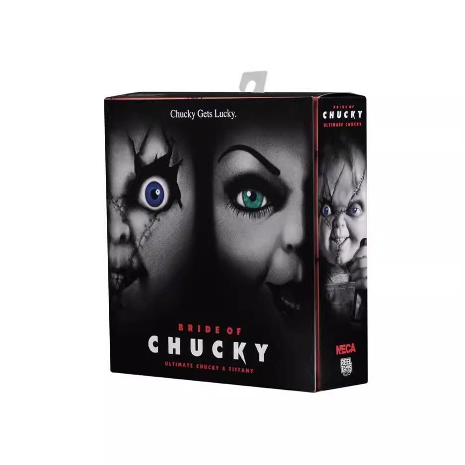 NECA Child's Play 2 Chucky & Tiffany Movable Doll Set