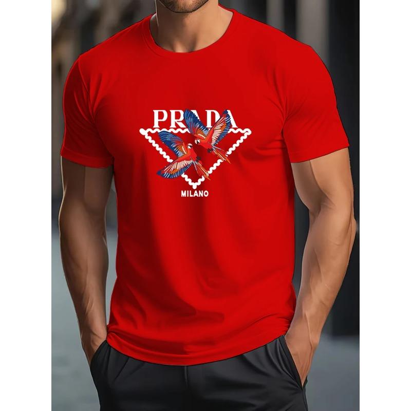 Casual Comfort Top Fashion Printed Short Sleeve Simple T-Shirts Men’s