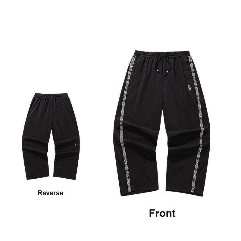 Anta Kyrie Basketball Series Fashion Versatile Trendy Simple Loose Sports Woven Casual Long Pants Unisex Bottoms Black 172631508-1