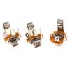 6.35 6.5 Mono Audio Cable Jack Plug Chassis Solder Adapter 5Pcs 6.35Mm 2 Pin Pole 1/4" Female Panel Mount Power Socket Connector