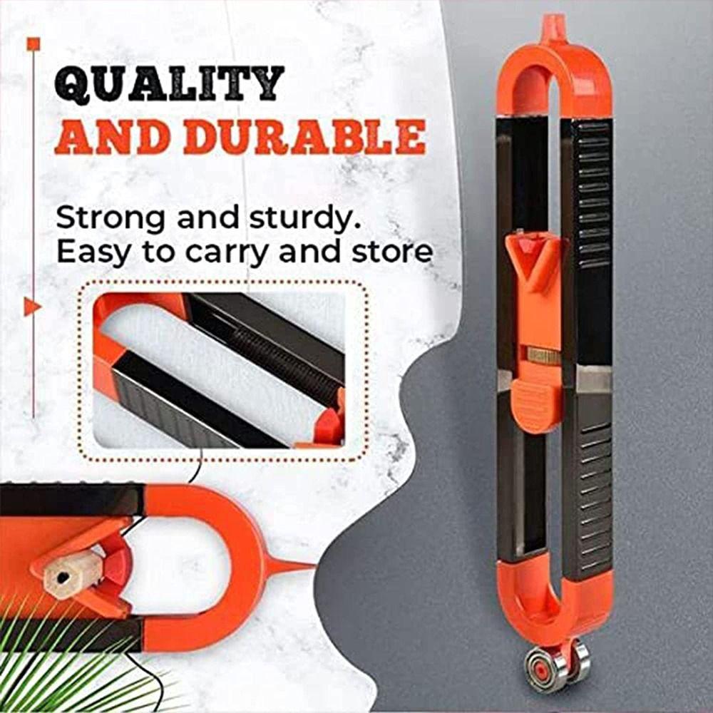 Adjustable Locking Profile Scribing Ruler Woodworking Measuring Gauge  Irregular Shape Measurement