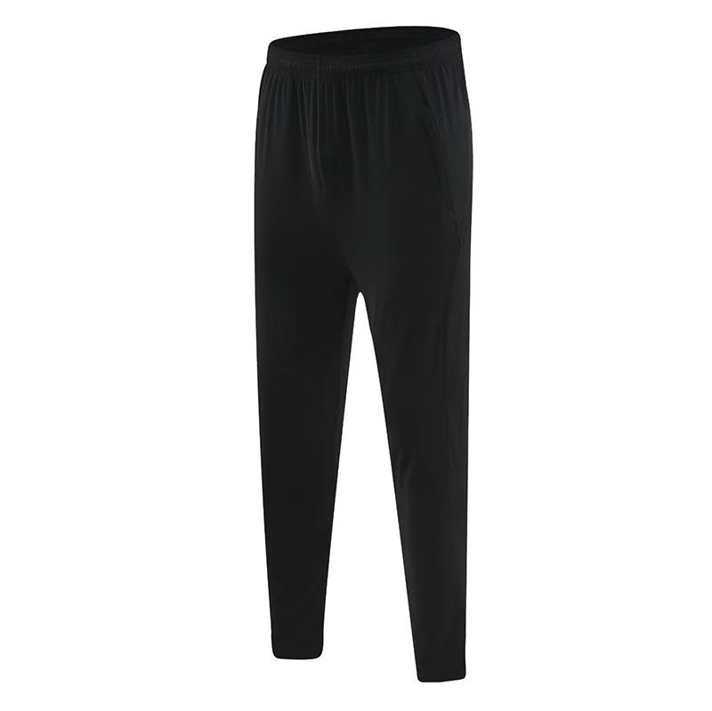 Summer 2024 Men's Quick-Dry Ice-Feel Sports Pants - Elastic, Breathable, Tapered Running & Fitness Pants