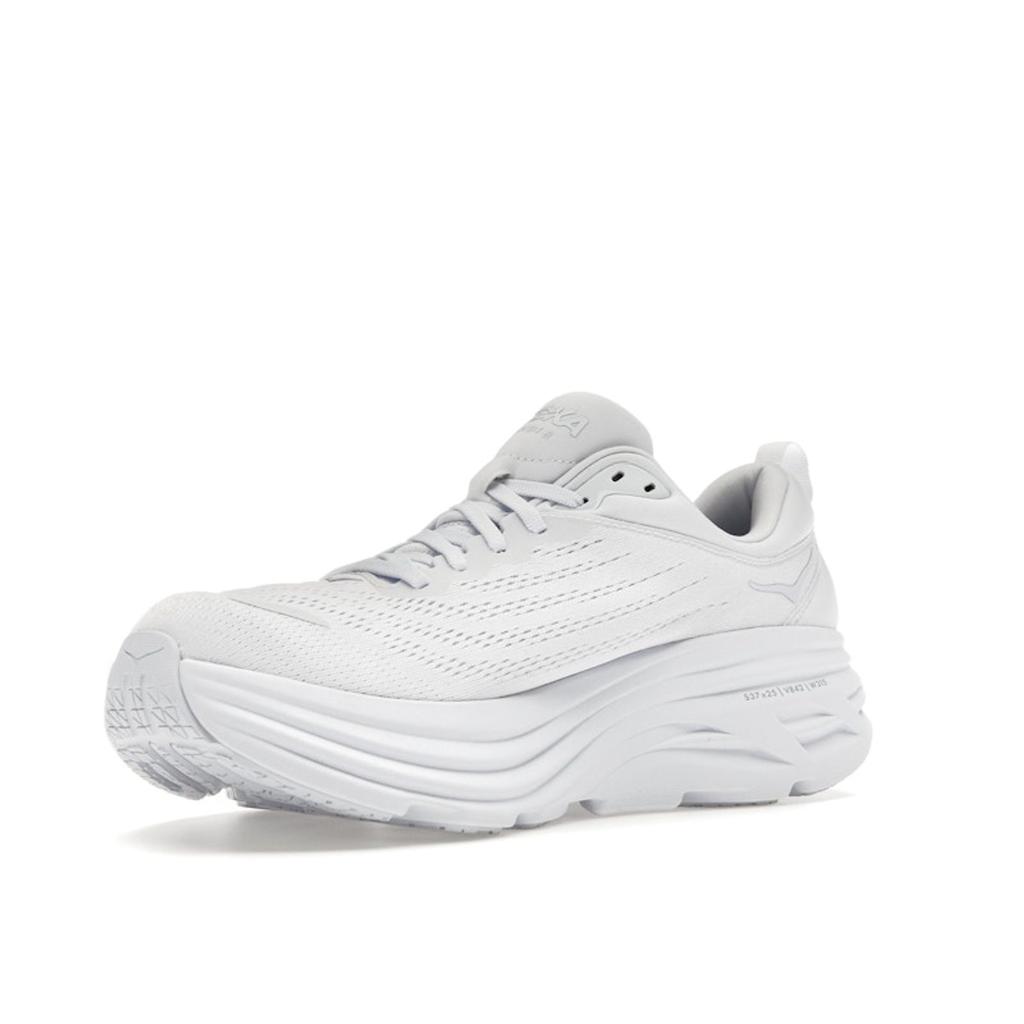 HOKA Bondi 8 Triple White Pánské tenisky 1123202-WWH