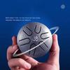 HLURU 3 Inches Steel Tongue Drum 6 Notes Hand Held Ethereal Drum Zen Meditation Tool Spirit Exercise Percussion Instrument Toy