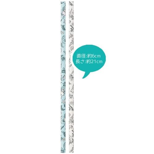 Skater Paper Straws, Ariel Antique Disney Design, 30-Pack, 6mm Diameter x 21cm Length, PST1