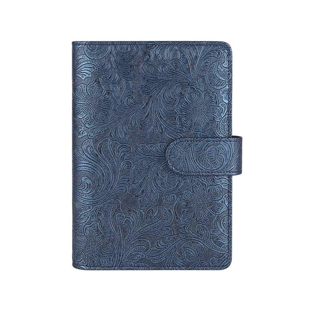 Loose Leaf Page Rings Magnetic Buckle Leather Binder Binder Pockets Paper Holder Notebook Cover