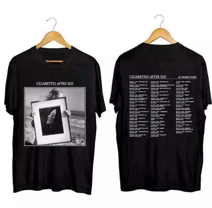 Cigarettes After Sex Band 2024 X's World Tour T-shirt PA1909_03