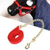 Portable Livestock Horse Headstall Halter Traction Rope Holding Ropes Accessory with Hook