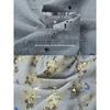 Embroidered Hollow Short Sleeve Tee & Floral Skirt Set