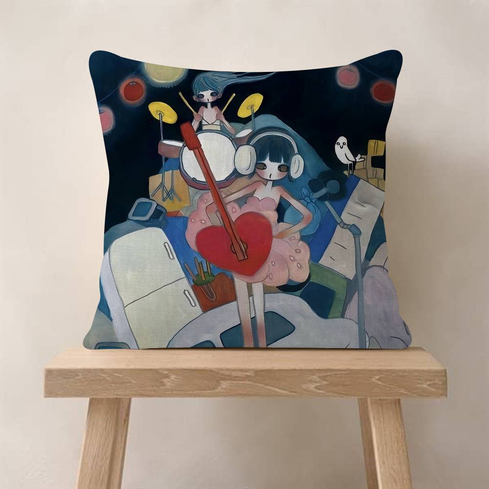 Aya Takano Decorative Personalized Picture Text Home Decorative Pillows Household Gifts Xcm