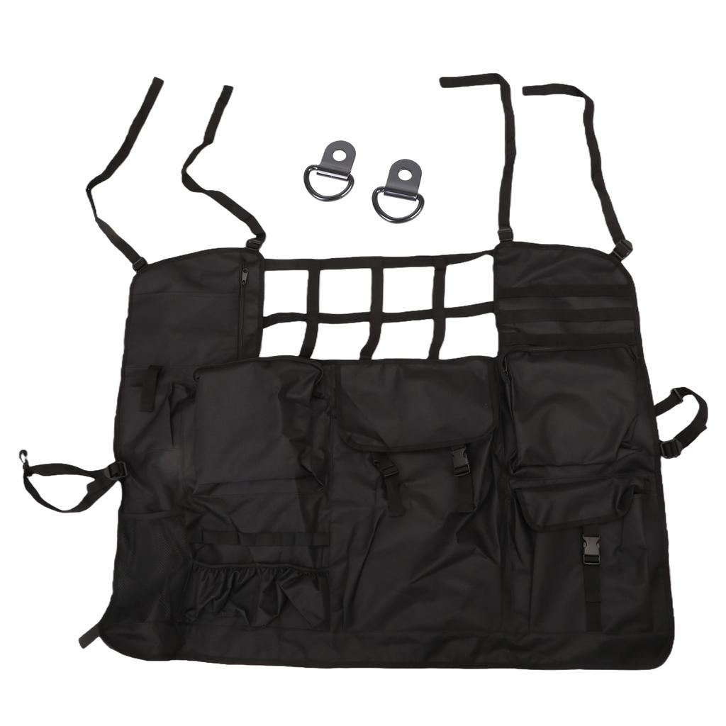 Multipurpose Rear Compartment Organizer Storage Solution For JK Mesh Design Easy Installation Accessory Quick Installation
