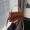 Stylish Pu Handbag For Women Trendy Street Fashion Crossbody Shoulder Bag