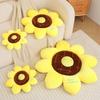 Sunflower throw pillow cushion sunflower sunflower plush toy car butt seat cushion sofa girl