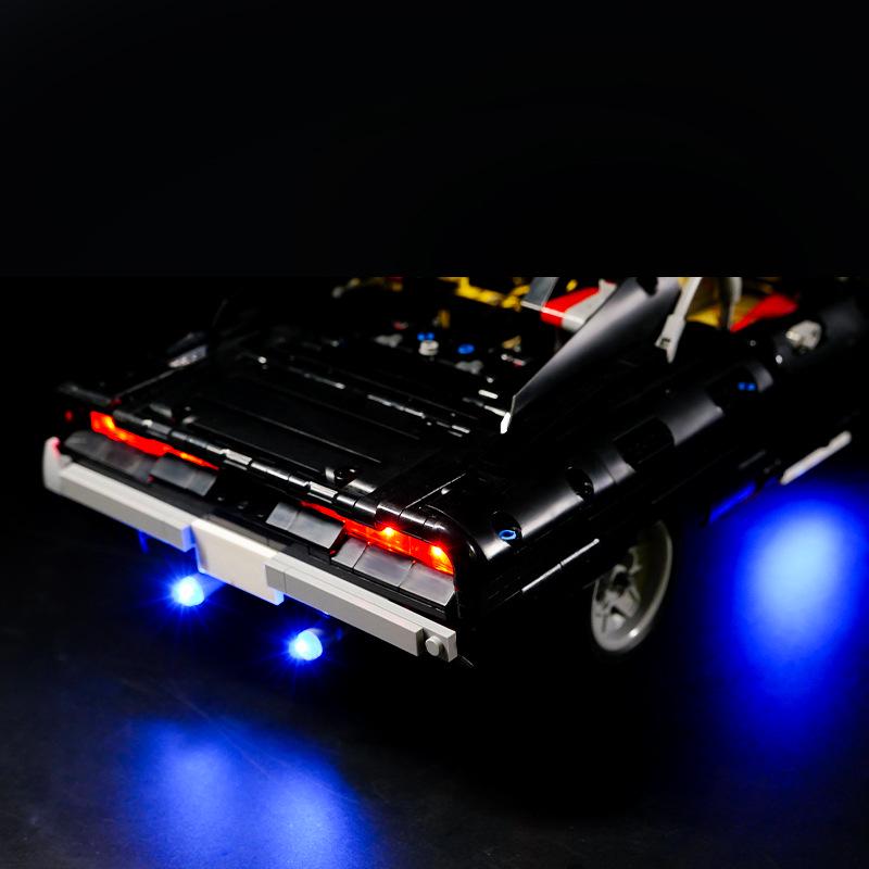LED Light Kit for Lego Dodge Charger 42111 Fast & Furious Model
