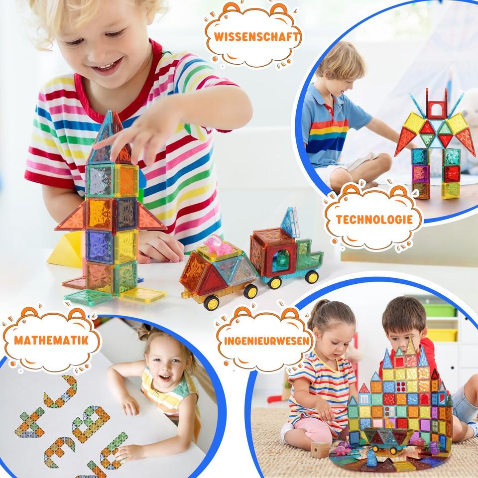 Blocks Magnetic Building Children Magnetic Building Blocks Toy Puzzle Blocks