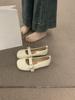 Retro Mango Head Mary Jane Shoes Are Versatile and Not Tired, One Pedal Ballet Single Shoes for Women