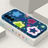 Blended Colorful Stars Pattern Case For Samsung Galaxy S26 Ultra S25 Edge S24 Plus S23 S22 S21 FE A54 A15 A25 A35 A55 A16 A26 A36 A56 A17 A37 A57 5G