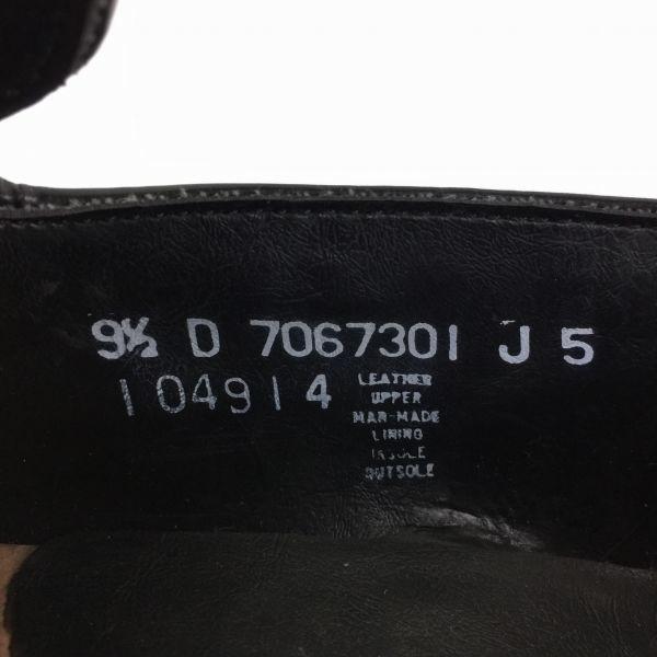 80er-90er Vintage NUNN BUSH Goodyear rahmengenäht Quasten-Loafer Schwarz Größe 9.5D 27.0 Leder(GEBRAUCHT)