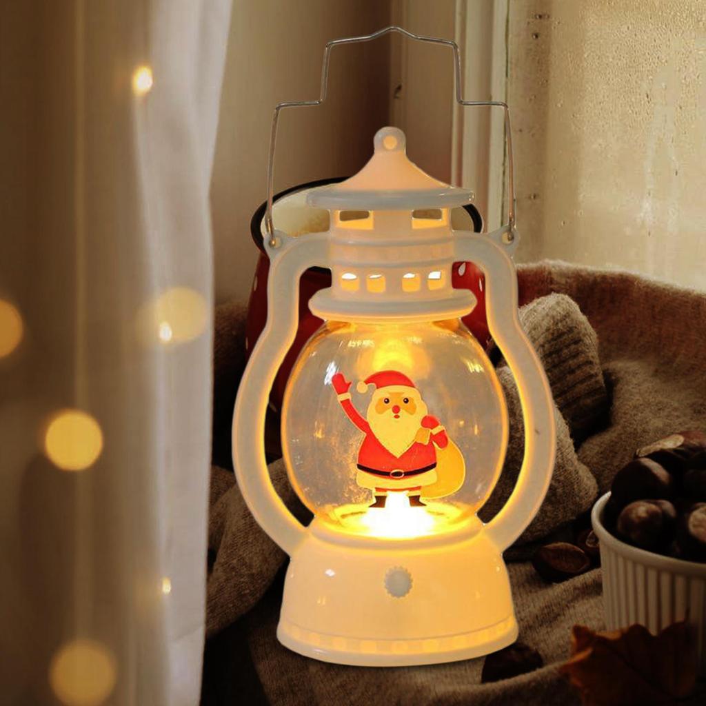 Christmas Lanterns Table Lamp for Festival Year Bedroom Garden