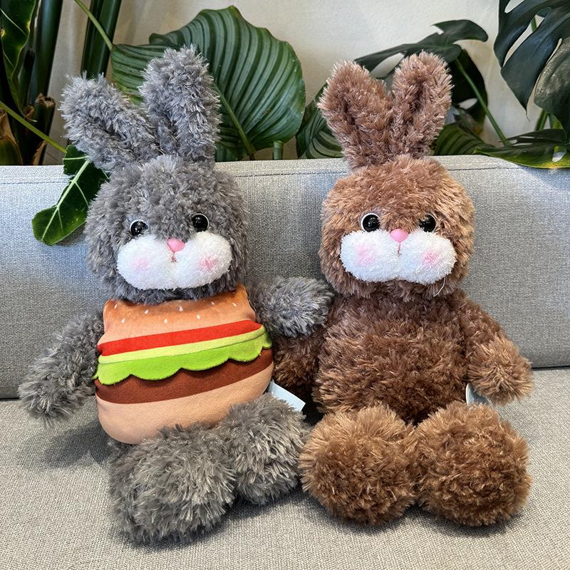 Seth Dudu Detachable Bread Rabbit Doll Creative Hamburger Rabbit Doll Plush Toy Children's Girl Birthday Gift
