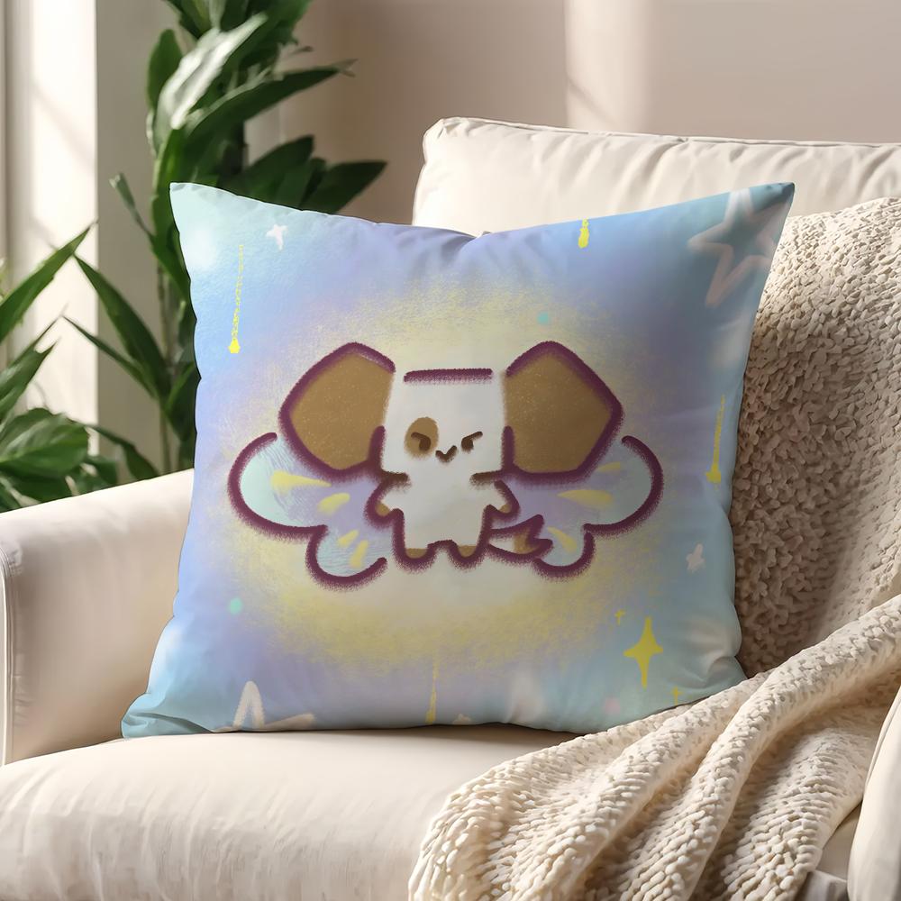 Cartoon Dog cute Lucky cushion cover Pillow Cover Decoration Room Home Sofa living Office Car Nordic Simplicity