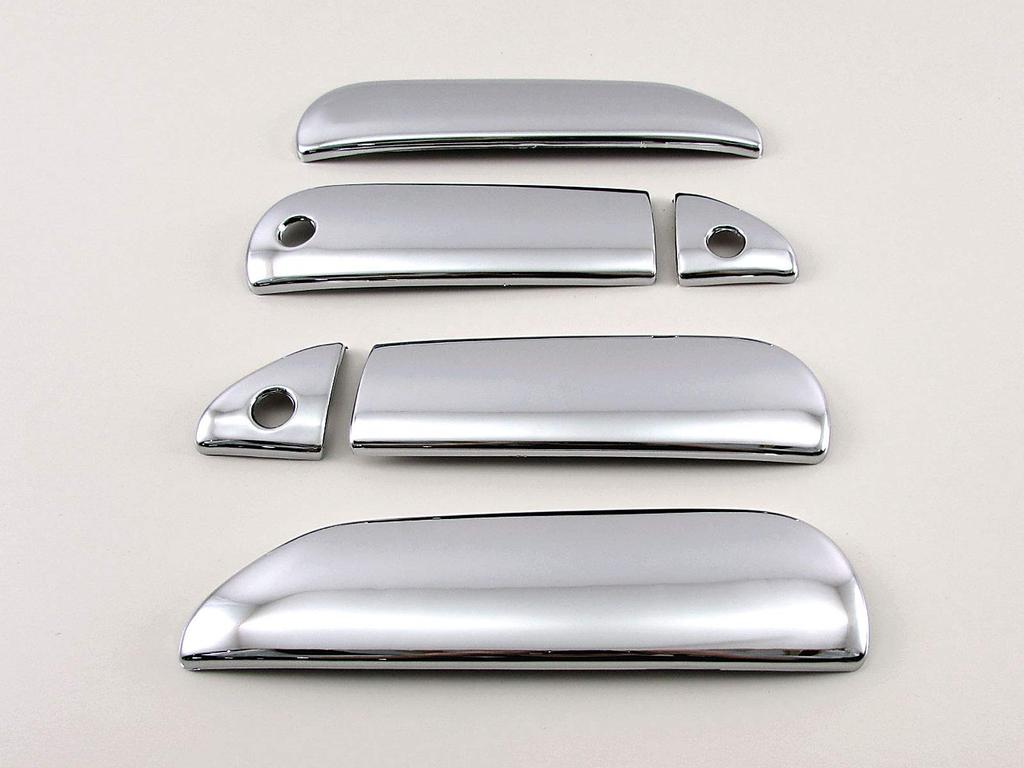 BRIGHTZ Chrome Door Handle Covers for Fit Hybrid Smart Key Compatible 729 GP1/GP4, [DHC-NOBU-198]