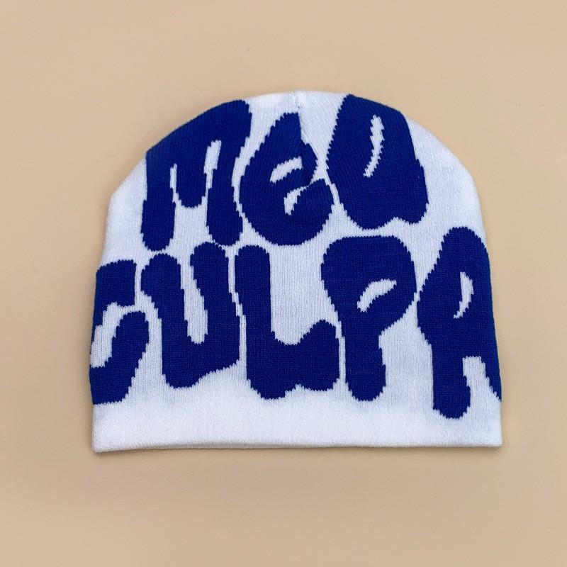 Skull Flame Spider Knit Beanie Men Women Winter Warm Hip Hop Hat