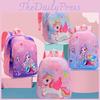 Lightweight Nylon Kids Backpack With Breathable Fabric And Fun Cartoon Print