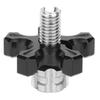 Qiilu M8 Motorcycle Brake Clutch Lever Cable Wire Adjuster Screw CNC Aluminum Alloy Motorcycle