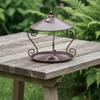 Hanging Bird Feeder Open with Tray Heavy-Duty for Garden