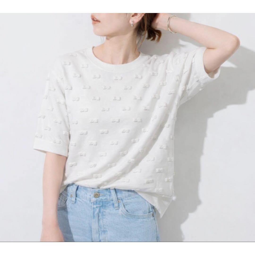 SLOBE IENA ribbon knit