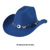 Fashion Star Butterfly Chain Cowboy Cap For Women Men Western Hat Fashion Accessory for Music Festival Theme Party