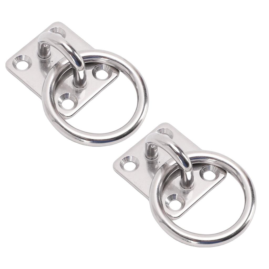   Stainless Steel   Eye Plate   Hooks Marine Hardware Screws for Boats Yachts Sailboats  