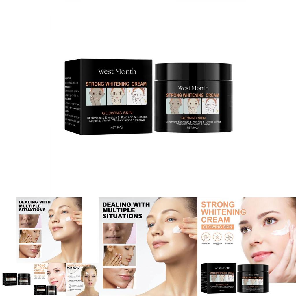 Crema Illuminante West Month Per Pelle Radiosa Nutriente Idratante Riparatrice Pelle Spenta