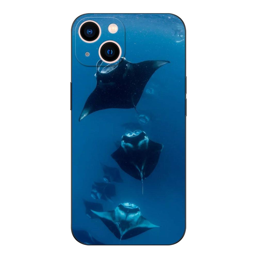 Black Tpu Case For Huawei Honor 20 Lite 10 10i 20S 30S 30 7A 5.45 7s 7C 5.7 Cover Animal Manta Ray