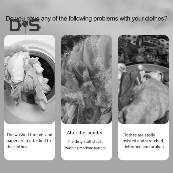 3-teiliger Haarentferner für Waschmaschinen, schwimmender Haarfilter-Netzbeutel, zur Entfernung von Wäsche, klare Abflussverstopfung, Schmutzsammler