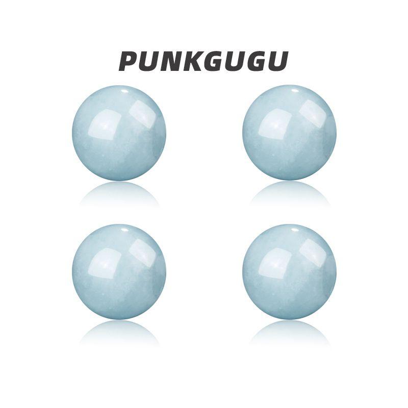 

[Крупноапертурные Рассеянные Бусины] Натуральный Аквамарин Небесного Цвета Ледяного Типа Коллекционного Качества 7А Ремесленная Фурнитура для Браслетов 7A aquamaryon 8mm single [3mm large aperture]]