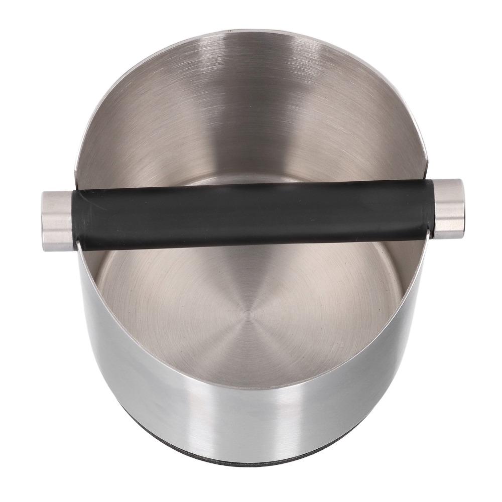 Rubber Base Coffee Grounds Bucket Removable Knock Bar Stainless Steel Knock Box  Espresso Making