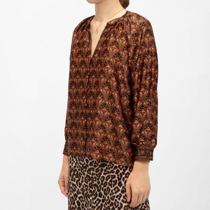 Blouse romano bonti imprimé graphique Femme LA PETITE ETOILE