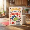 With Envelope Dad Greeting Card Humorous Message Father's Day Gifts Invitation Card  For Papa