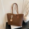 Large Capacity Bag Women's Summer New Casual Simple Shoulder Bag Commuter Tote Bag