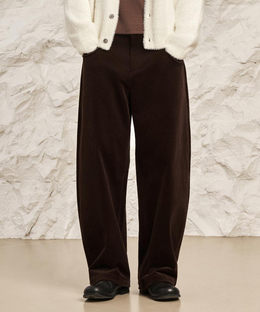 HYOJI Fw Corduroy Curved Pants (2 Colors)