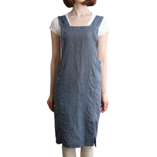 

Lino e Lina Full Apron, Anita Abyss Blue, A451