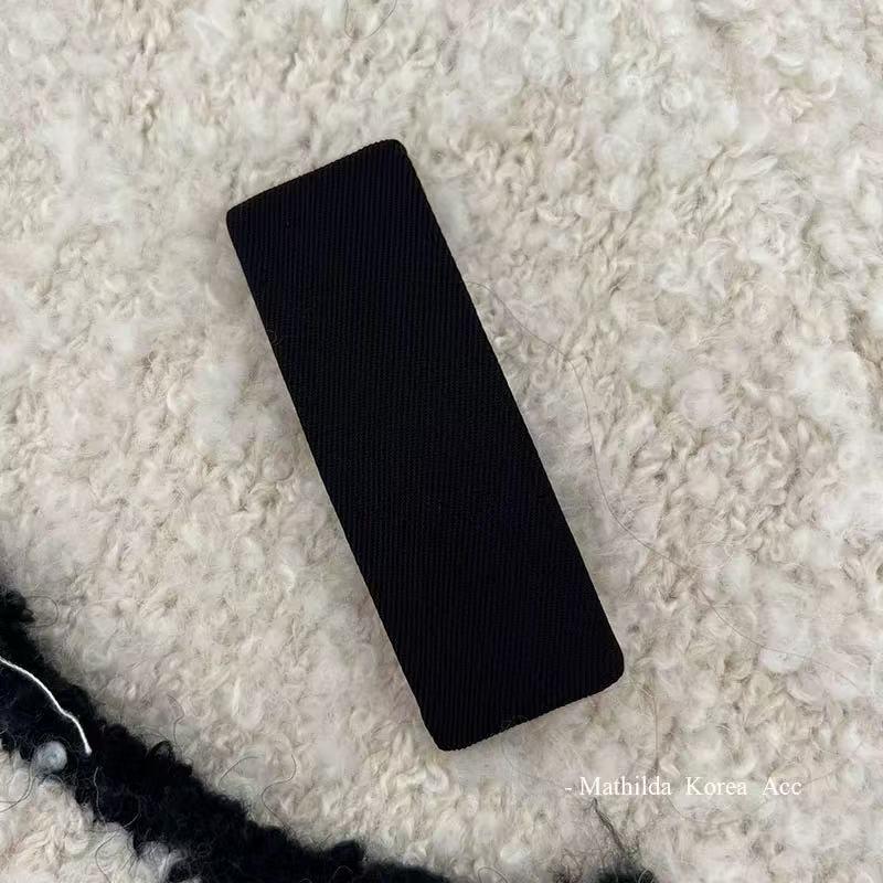 

Black Fabric BB Side Bang Clip - Elegant Baby & Women s Hair Accessory