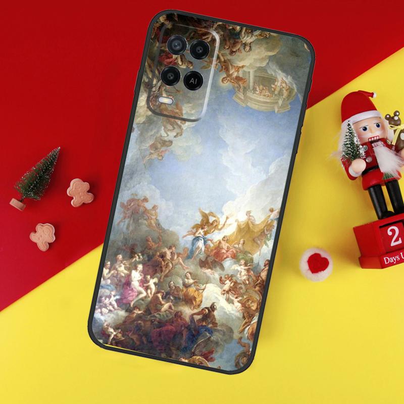 Michelangelo Art Case For Oppo A78 A98 A18 A38 A58 A5 A6 Pro A54 A74 A94 A17 A57 A80 A60 A40 A96 A76 A16 A15