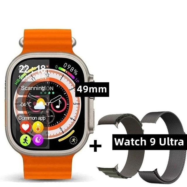 Gps Smartwatch 49mm Ultra 9 Połączenie Bluetooth Nfc Kompas Śledzenie Trasy Ip68 Smartwatch Microwear U9 Ultra Smart Watch Dla Mężczyzn Kobiet