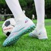 Unisex Large-size Football Shoes  Nail Anti-slip/ Wear-resistant TPR Artificial Corthop Outdoor Children's Football Shoes