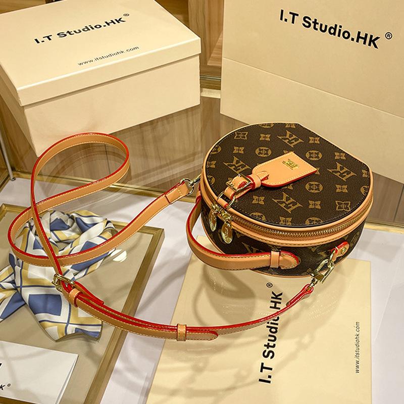 

Новые классические роскошные женские маленькие круглые сумки, дизайнерские модные повседневные сумки через плечо, универсальные многофункциональные сумки через плечо