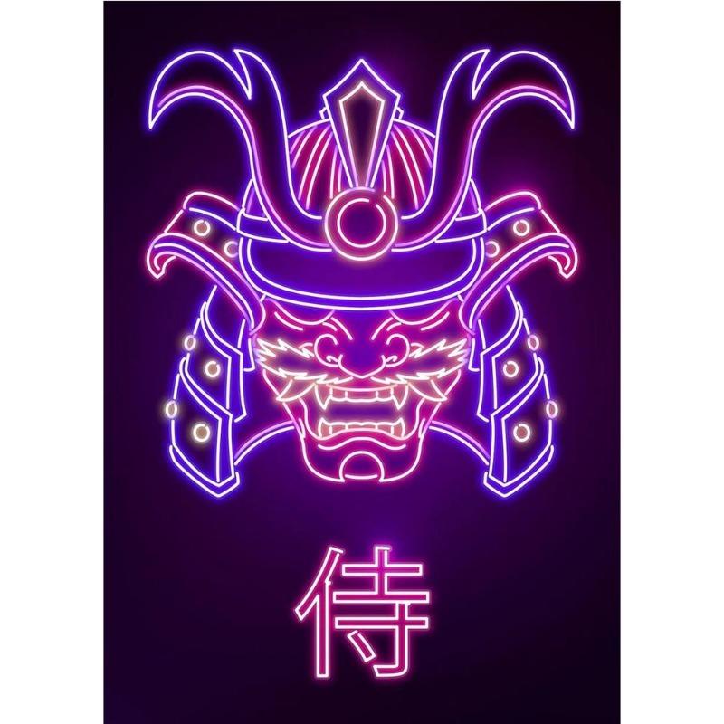 

Неоновый дизайн, японская волна, рамен, суши, кошка, Фудзи, сакура, постер, холст, картина, японская культура еды, настенное искусство, декор для кухни, 21*30cm No Frame