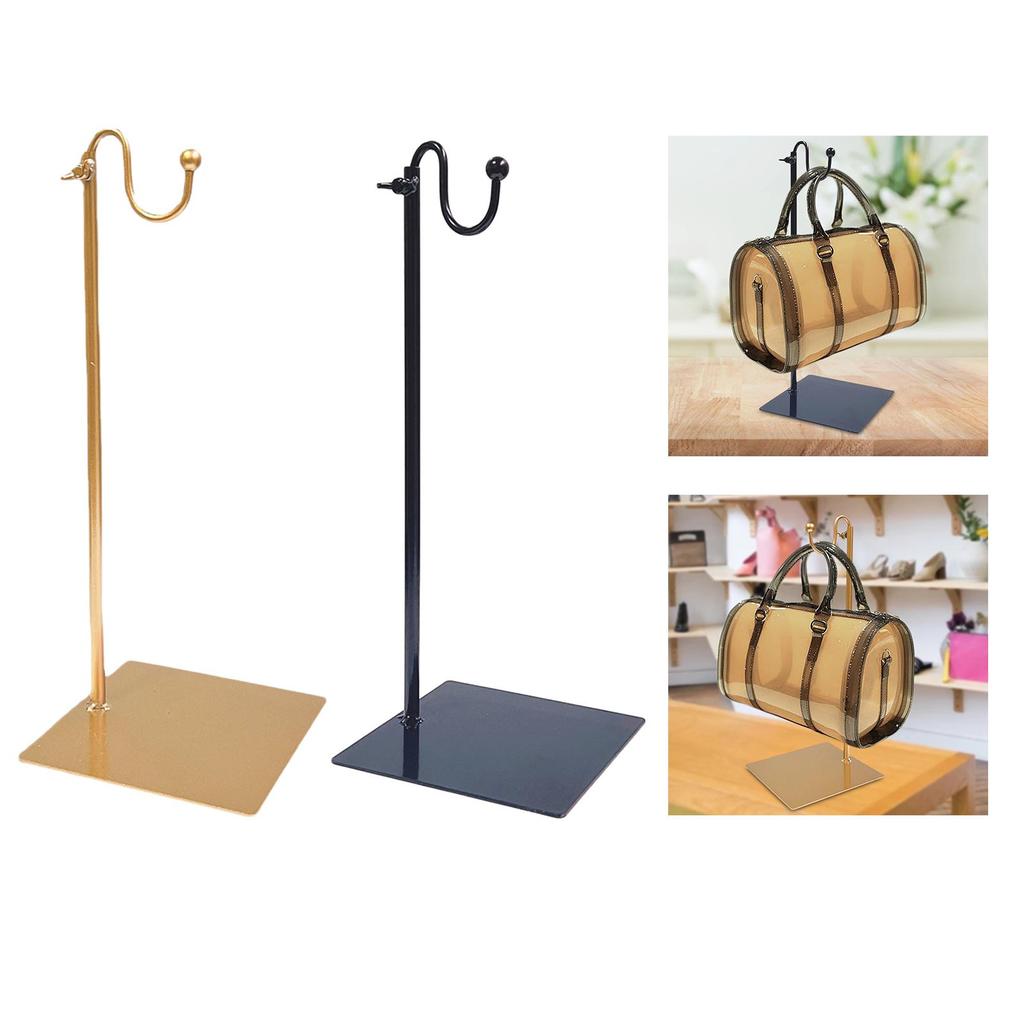 Adjustable Handbag Display Rack, Single Hook Desktop Purse Holder
